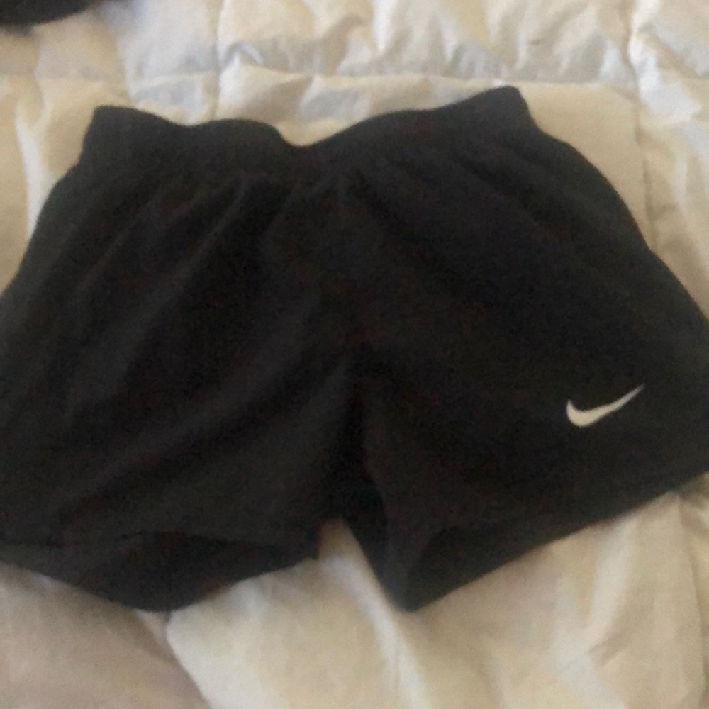 black nike shorts